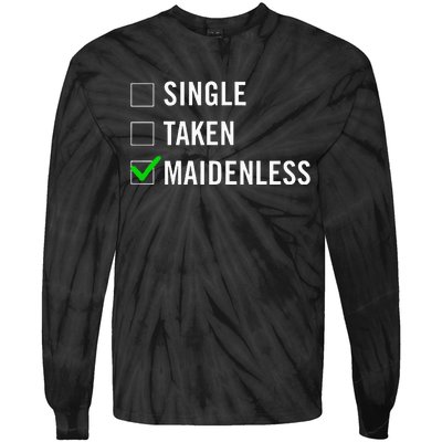 Single Taken Maidenless Maindenless Bihavior Elden Tie-Dye Long Sleeve Shirt