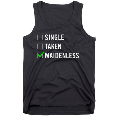 Single Taken Maidenless Maindenless Bihavior Elden Tank Top