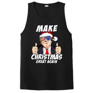 Santa Trump Make Christmas Great Again Family Matching Gift PosiCharge Competitor Tank