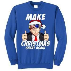 Santa Trump Make Christmas Great Again Family Matching Gift Sweatshirt