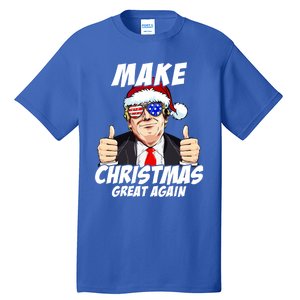 Santa Trump Make Christmas Great Again Family Matching Gift Tall T-Shirt