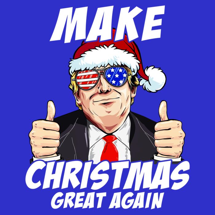 Santa Trump Make Christmas Great Again Family Matching Gift 16 in Basic Backpack
