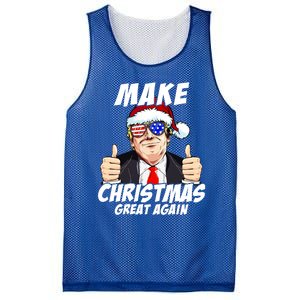 Santa Trump Make Christmas Great Again Family Matching Gift Mesh Reversible Basketball Jersey Tank