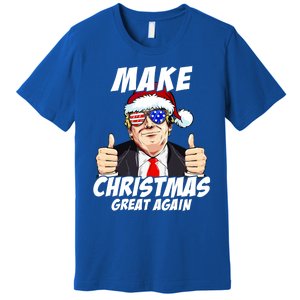 Santa Trump Make Christmas Great Again Family Matching Gift Premium T-Shirt