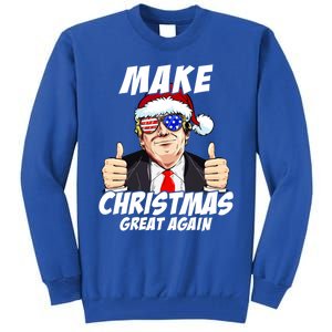 Santa Trump Make Christmas Great Again Family Matching Gift Tall Sweatshirt