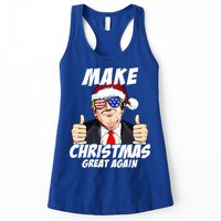 Santa Trump Make Christmas Great Again Family Matching Gift Womens Tank Top