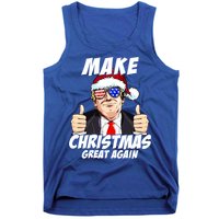 Santa Trump Make Christmas Great Again Family Matching Gift Tank Top