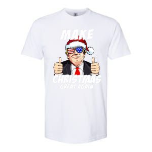 Santa Trump Make Christmas Great Again Family Matching Gift Softstyle CVC T-Shirt