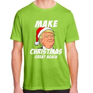 Santa Trump Make Christmas Great Again Matching Pajama Gift Adult ChromaSoft Performance T-Shirt