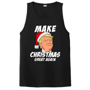 Santa Trump Make Christmas Great Again Matching Pajama Gift PosiCharge Competitor Tank