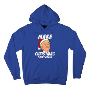 Santa Trump Make Christmas Great Again Matching Pajama Gift Hoodie