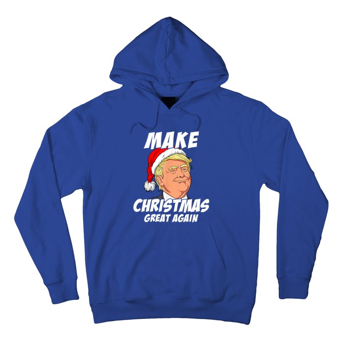 Santa Trump Make Christmas Great Again Matching Pajama Gift Hoodie