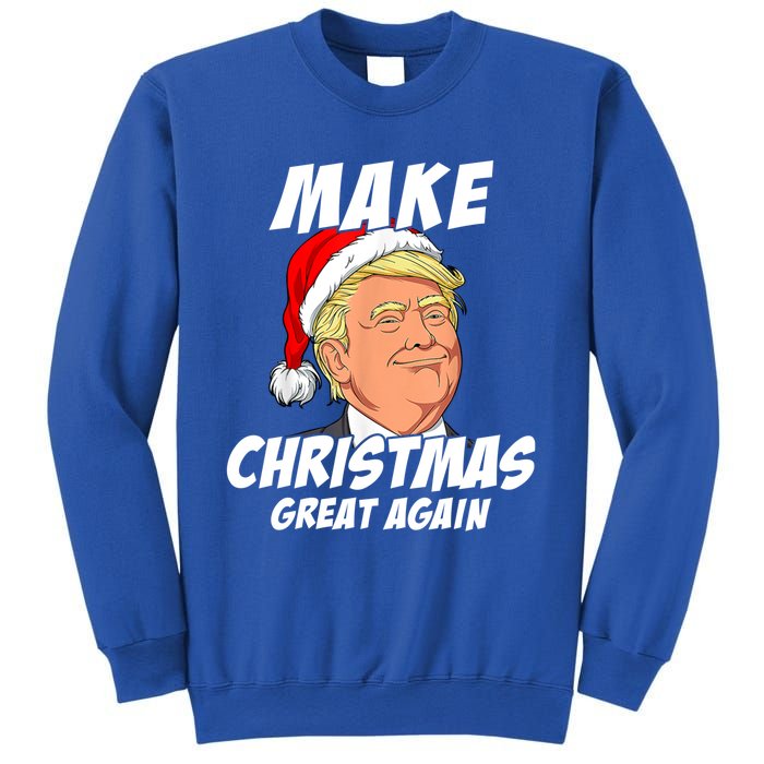 Santa Trump Make Christmas Great Again Matching Pajama Gift Sweatshirt