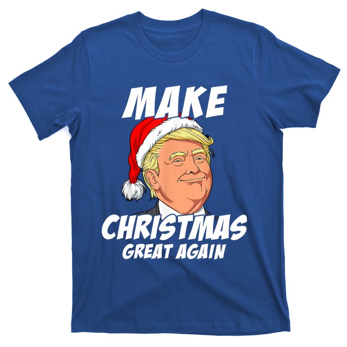 Santa Trump Make Christmas Great Again Matching Pajama Gift T-Shirt