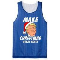 Santa Trump Make Christmas Great Again Matching Pajama Gift Mesh Reversible Basketball Jersey Tank