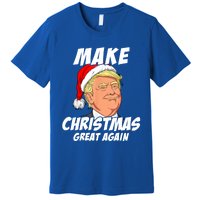 Santa Trump Make Christmas Great Again Matching Pajama Gift Premium T-Shirt