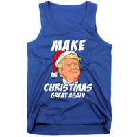 Santa Trump Make Christmas Great Again Matching Pajama Gift Tank Top