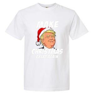 Santa Trump Make Christmas Great Again Matching Pajama Gift Garment-Dyed Heavyweight T-Shirt