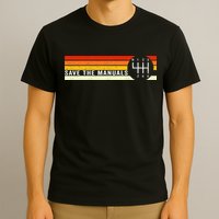 Save The Manuals 6 Speed Manual Transmission Three Pedals T-Shirt