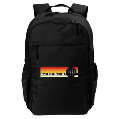 Save The Manuals 6 Speed Manual Transmission Three Pedals Daily Commute Backpack