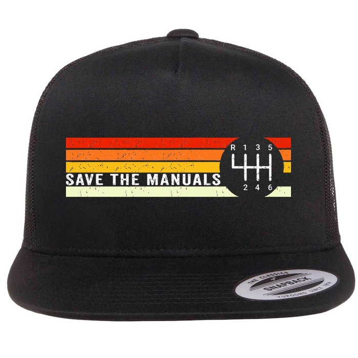 Save The Manuals 6 Speed Manual Transmission Three Pedals Flatbill Hat