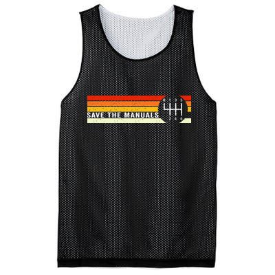 Save The Manuals 6 Speed Manual Transmission Three Pedals Mesh Reversible Basketball Jersey Tank