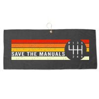 Save The Manuals 6 Speed Manual Transmission Three Pedals Large Microfiber Waffle Golf Towel
