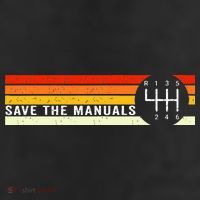 Save The Manuals 6 Speed Manual Transmission Three Pedals 25L Jumbo Tote