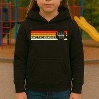Save The Manuals 6 Speed Manual Transmission Three Pedals Kids Hoodie