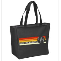 Save The Manuals 6 Speed Manual Transmission Three Pedals Zip Tote Bag