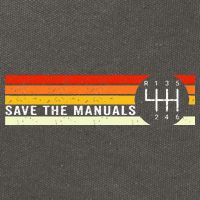 Save The Manuals 6 Speed Manual Transmission Three Pedals Cotton Canvas Backpack