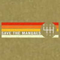 Save The Manuals 6 Speed Manual Transmission Three Pedals Garment-Dyed Women's Muscle Tee