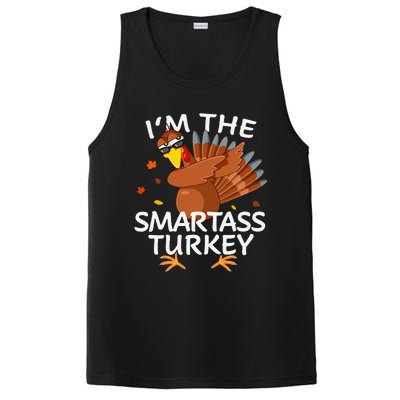 Smartass Turkey Matching Outfit Thanksgiving Pajamas Family PosiCharge Competitor Tank