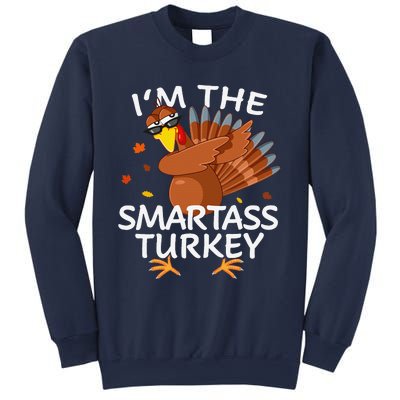 Smartass Turkey Matching Outfit Thanksgiving Pajamas Family Sweatshirt