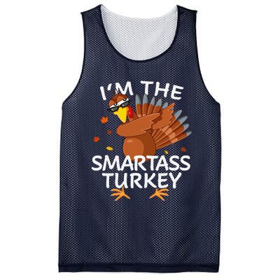 Smartass Turkey Matching Outfit Thanksgiving Pajamas Family Mesh Reversible Basketball Jersey Tank