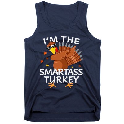 Smartass Turkey Matching Outfit Thanksgiving Pajamas Family Tank Top