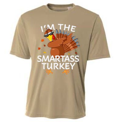 Smartass Turkey Matching Outfit Thanksgiving Pajamas Family Cooling Performance Crew T-Shirt