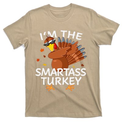 Smartass Turkey Matching Outfit Thanksgiving Pajamas Family T-Shirt