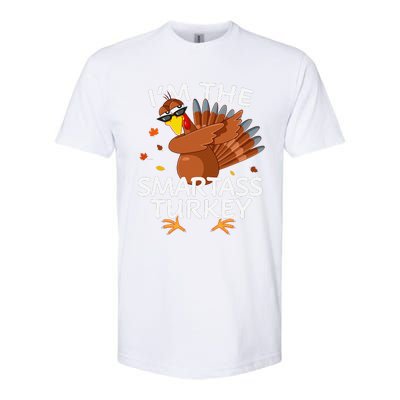 Smartass Turkey Matching Outfit Thanksgiving Pajamas Family Softstyle CVC T-Shirt