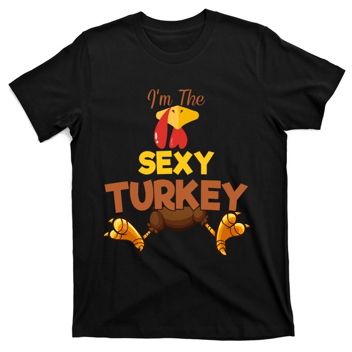 Sexy Turkey Matching Family Group Thanksgiving Gifts  T-Shirt