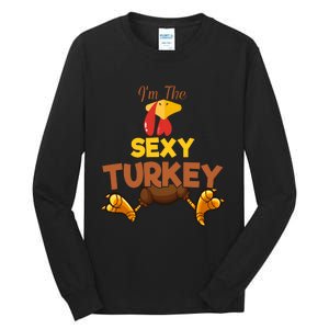 Sexy Turkey Matching Family Group Thanksgiving Gifts  Tall Long Sleeve T-Shirt