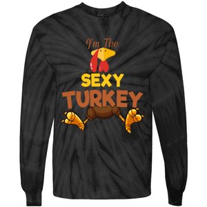 Sexy Turkey Matching Family Group Thanksgiving Gifts  Tie-Dye Long Sleeve Shirt