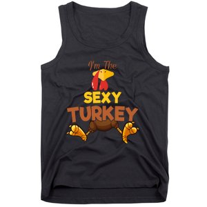 Sexy Turkey Matching Family Group Thanksgiving Gifts  Tank Top