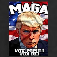 Seaofmud Trump Maga Mug Shot Vox Populi Vox Dei Cool Comfort Performance Bucket Hat