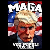 Seaofmud Trump Maga Mug Shot Vox Populi Vox Dei Backpack