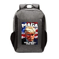 Seaofmud Trump Maga Mug Shot Vox Populi Vox Dei Vector Backpack