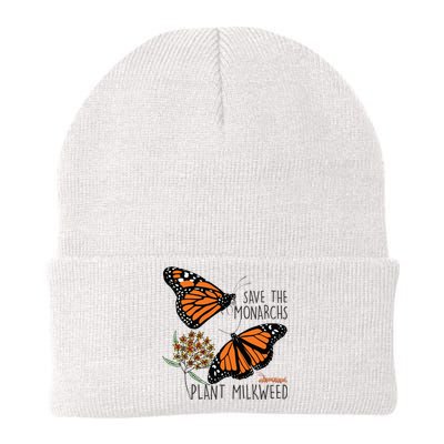 Save The Monarchs Plant Some Milkweed Butterfly Gift Knit Cap Winter Beanie