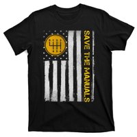 Save The Manuals 6 Speed Manual Transmission Three Pedals T-Shirt