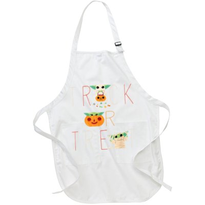 StarWars The Mandalorian Grogu Trick Or Treat Halloween Apron