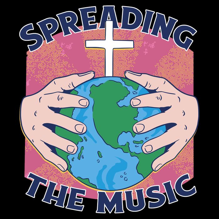 Spreading The Music Gospel Sustainable Bucket Hat